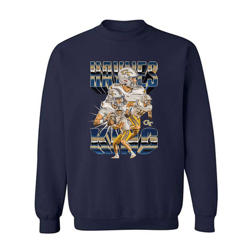 Georgia Tech - NCAA Football : Haynes King - Crewneck Sweatshirt