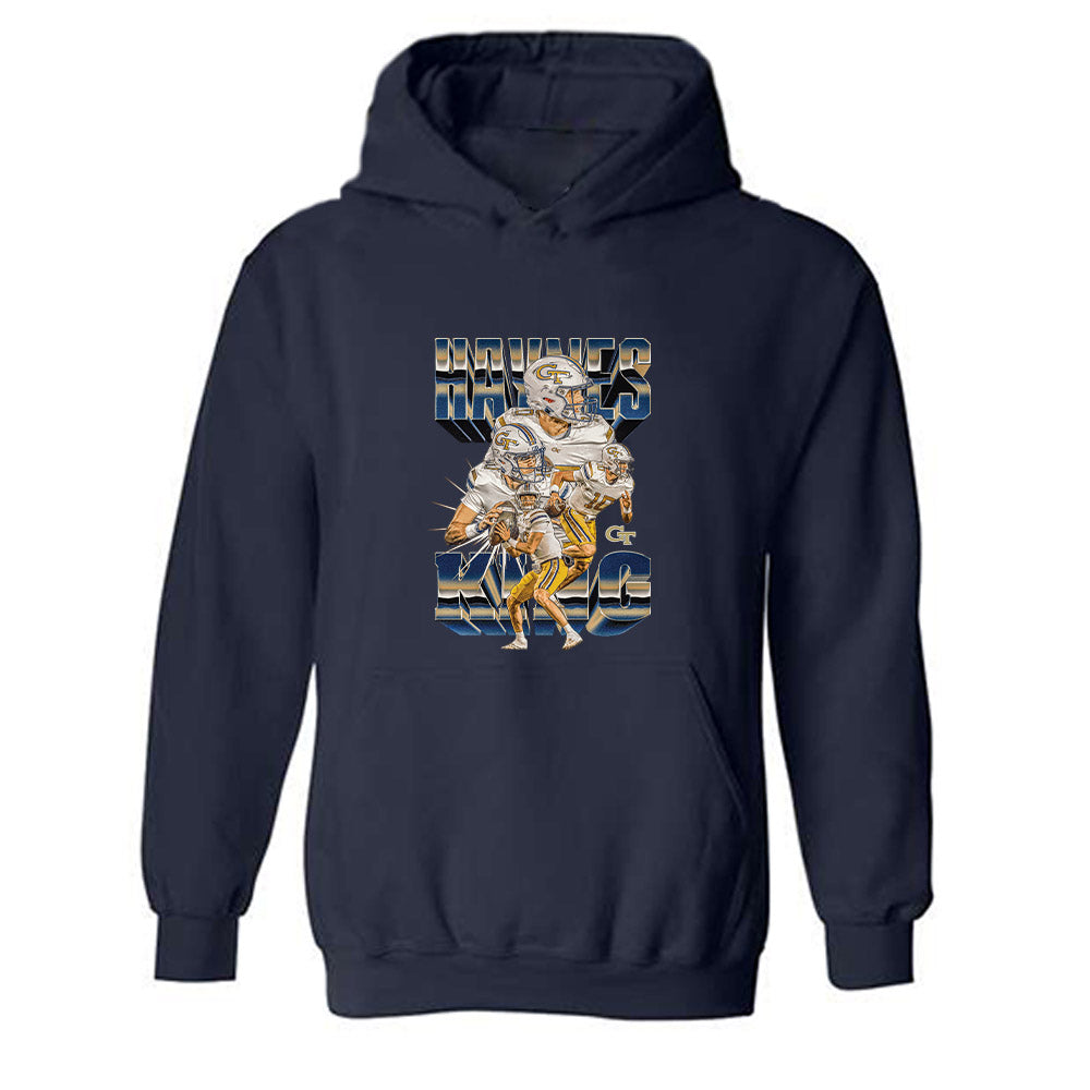 Georgia Tech - NCAA Football : Haynes King - Hooded Sweatshirt