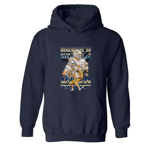 Georgia Tech - NCAA Football : Haynes King - Hooded Sweatshirt