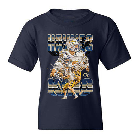 Georgia Tech - NCAA Football : Haynes King - Youth T-Shirt
