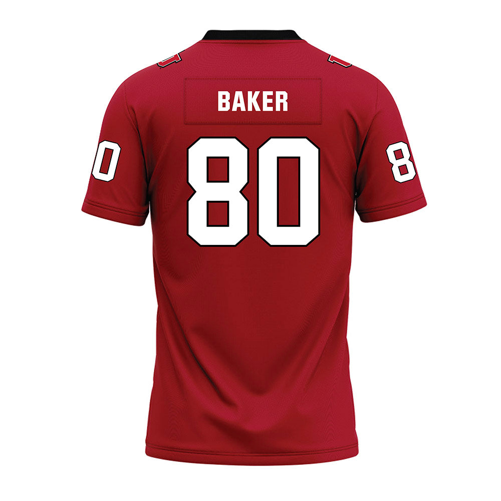 Utah - NCAA Football : Bryson Baker - Red Premium Football Jersey-1