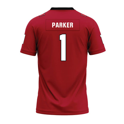 Utah - NCAA Football : Wayshawn Parker - Red Premium Football Jersey-1