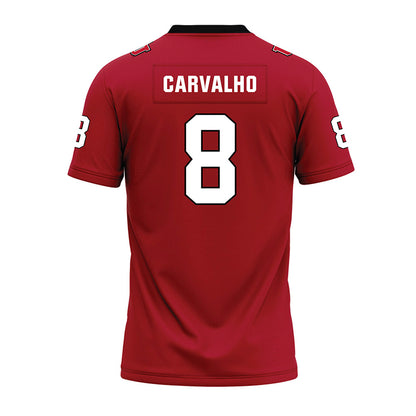 Utah - NCAA Football : Mana Carvalho - Red Premium Football Jersey-1