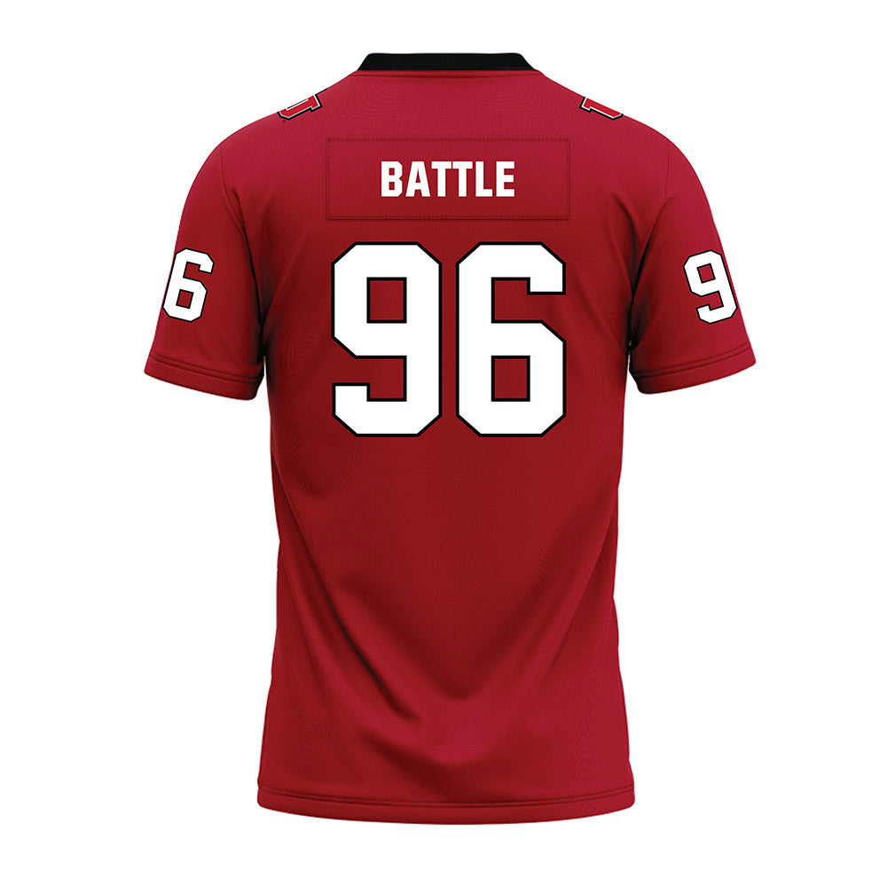 Utah - NCAA Football : Dilan Battle - Red Premium Football Jersey-1