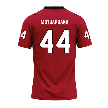 Utah - NCAA Football : Sione Motuapuaka - Red Premium Football Jersey-1