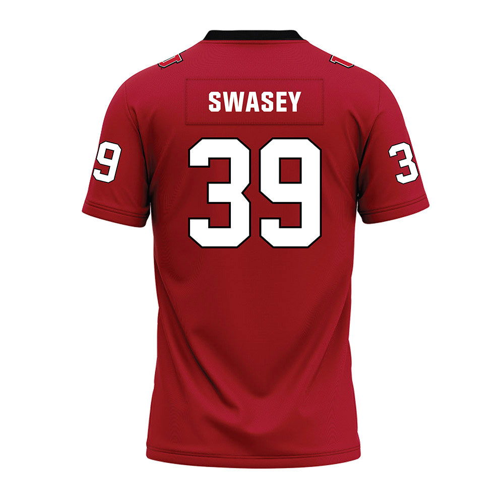 Utah - NCAA Football : Cooper Swasey - Red Premium Football Jersey-1