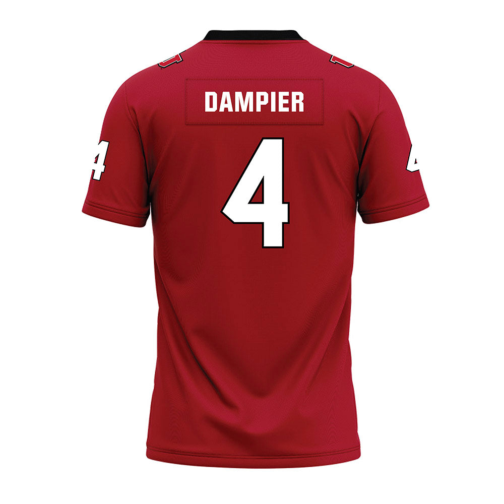 Utah - NCAA Football : Devon Dampier - Red Premium Football Jersey-1