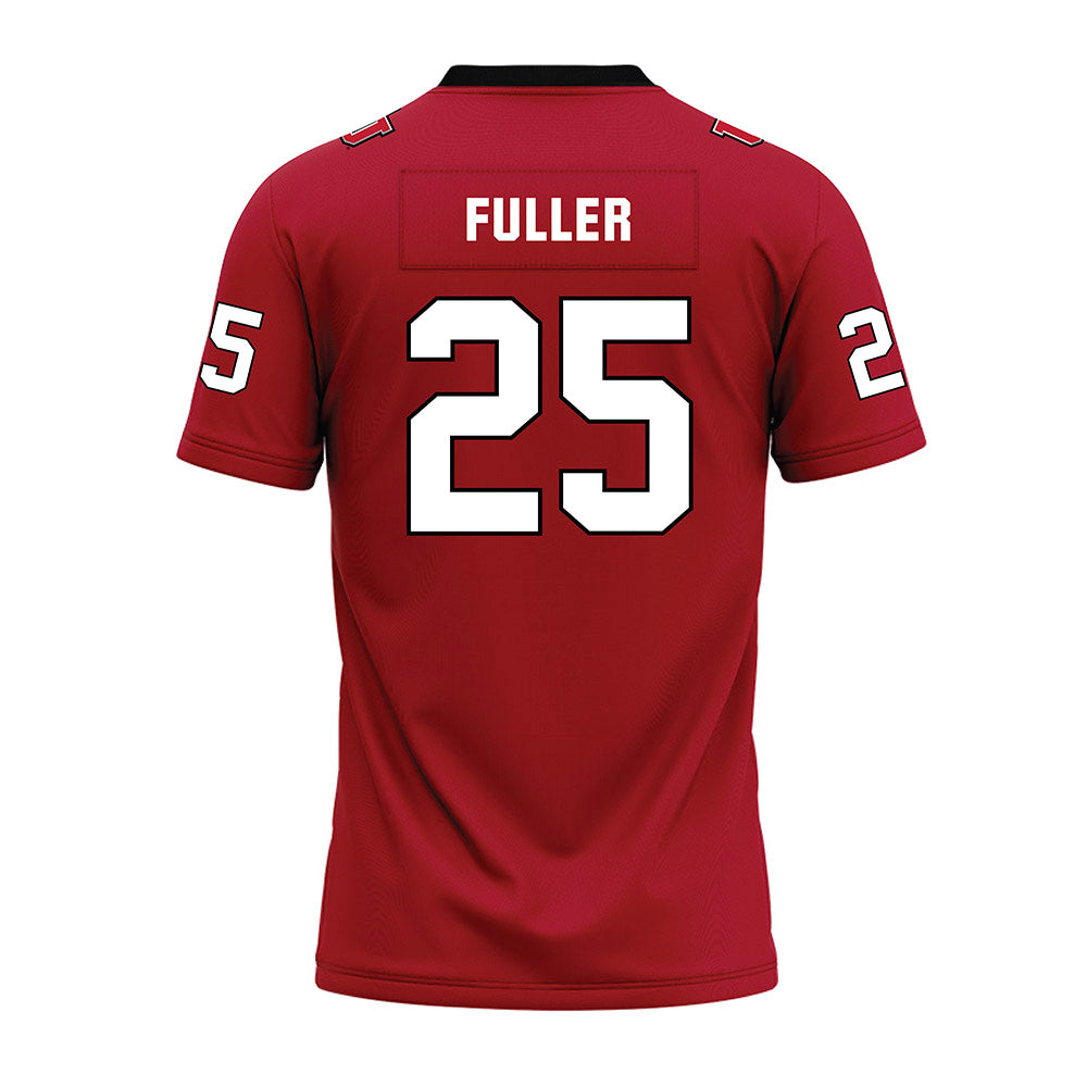 Utah - NCAA Football : Manny Fuller - Red Premium Football Jersey-1