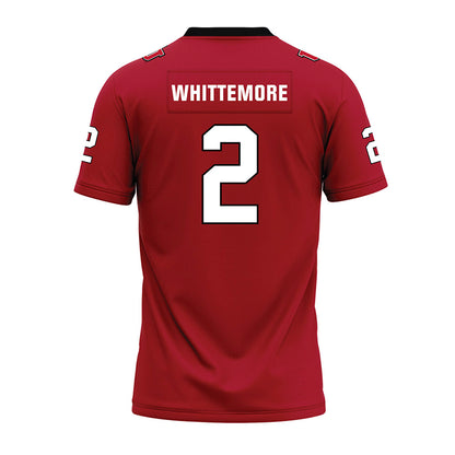 Utah - NCAA Football : Creed Whittemore - Red Premium Football Jersey-1