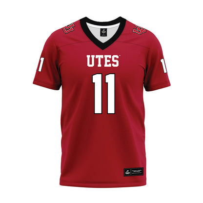 Utah - NCAA Football : Rock Caldwell - Red Premium Football Jersey-0