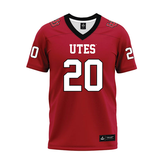 Utah - NCAA Football : Mateaki Helu - Red Premium Football Jersey-0