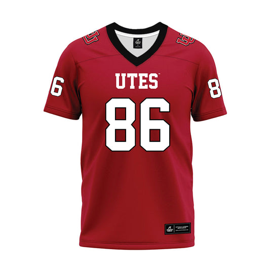 Utah - NCAA Football : Will Monney - Red Premium Football Jersey-0