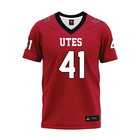 Utah - NCAA Football : LaGary Mitchell Jr - Red Premium Football Jersey-0