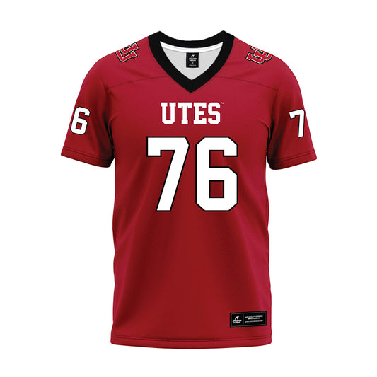 Utah - NCAA Football : Zereoue Williams - Red Premium Football Jersey