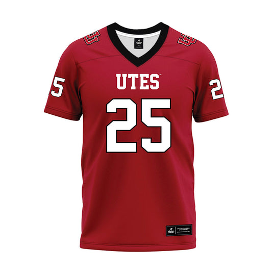Utah - NCAA Football : Manny Fuller - Red Premium Football Jersey-0