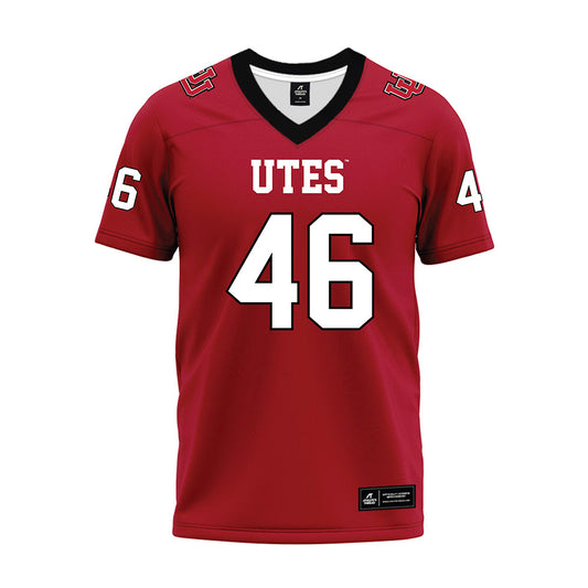 Utah - NCAA Football : Mauka Bernard - Red Premium Football Jersey-0