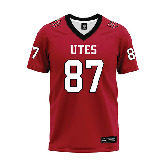 Utah - NCAA Football : Mitch Nielsen - Red Premium Football Jersey-0