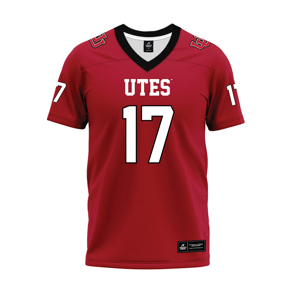 Utah - NCAA Football : Dillon Curtis - Red Premium Football Jersey-0
