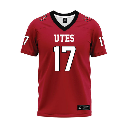 Utah - NCAA Football : Dillon Curtis - Red Premium Football Jersey-0