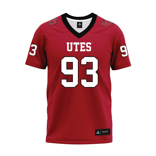 Utah - NCAA Football : Kash Dillon - Red Premium Football Jersey