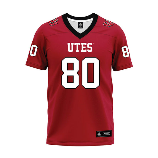 Utah - NCAA Football : Bryson Baker - Red Premium Football Jersey-0