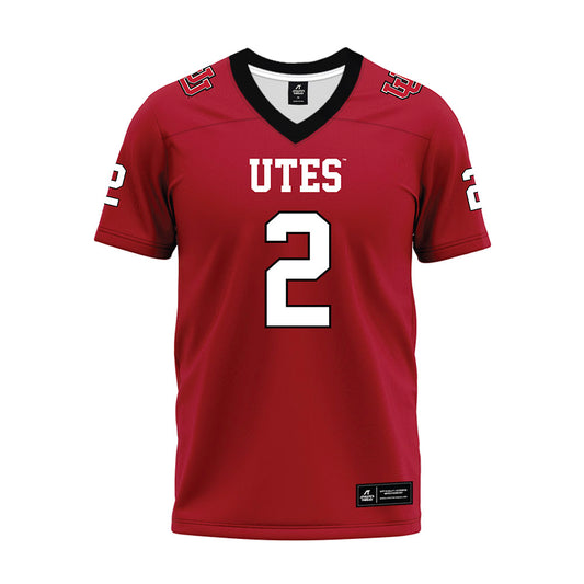 Utah - NCAA Football : Creed Whittemore - Red Premium Football Jersey-0