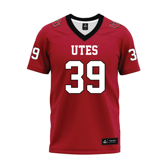 Utah - NCAA Football : Cooper Swasey - Red Premium Football Jersey-0