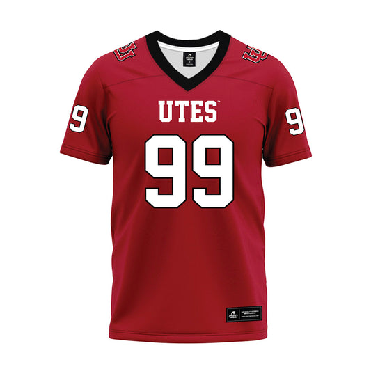 Utah - NCAA Football : Jamal Wallace - Red Premium Football Jersey-0