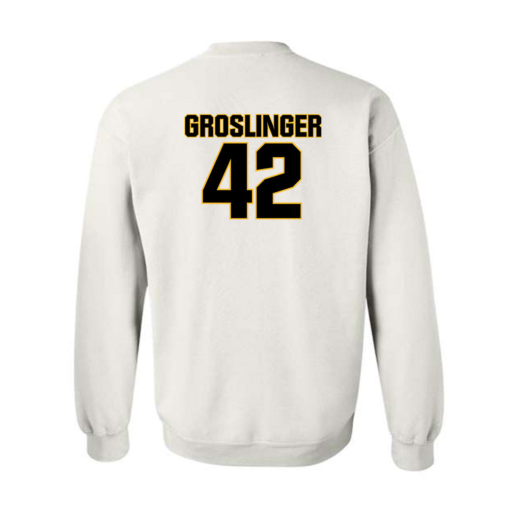 Towson - NCAA Football : Max Groslinger - Classic Fashion Shersey Crewneck Sweatshirt-1