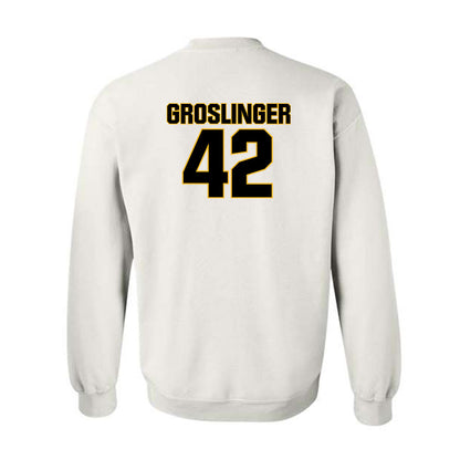 Towson - NCAA Football : Max Groslinger - Classic Fashion Shersey Crewneck Sweatshirt-1