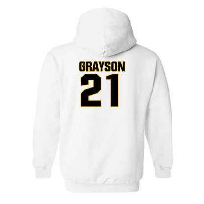 Towson - NCAA Football : Kyron Grayson - Classic Fashion Shersey Hooded Sweatshirt-1