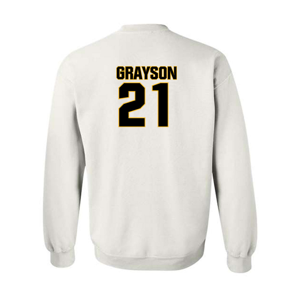 Towson - NCAA Football : Kyron Grayson - Classic Fashion Shersey Crewneck Sweatshirt-1