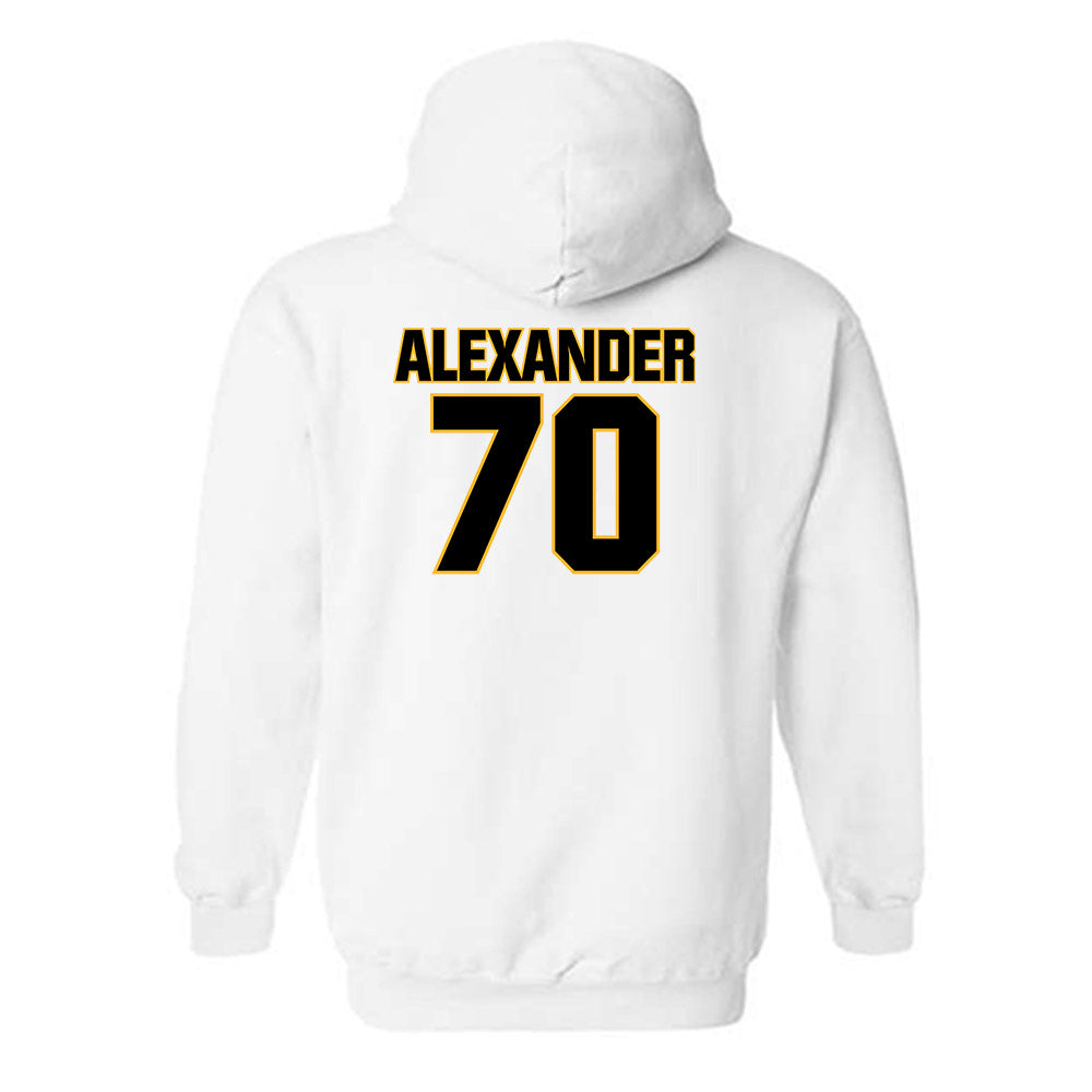 Towson - NCAA Football : TKhi Alexander - Classic Fashion Shersey Hooded Sweatshirt-1