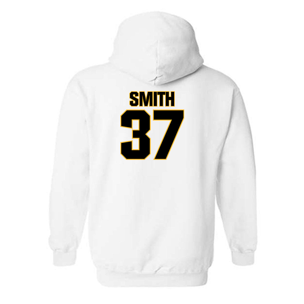 Towson - NCAA Men's Lacrosse : Elijah Smith - Classic Fashion Shersey Hooded Sweatshirt-1
