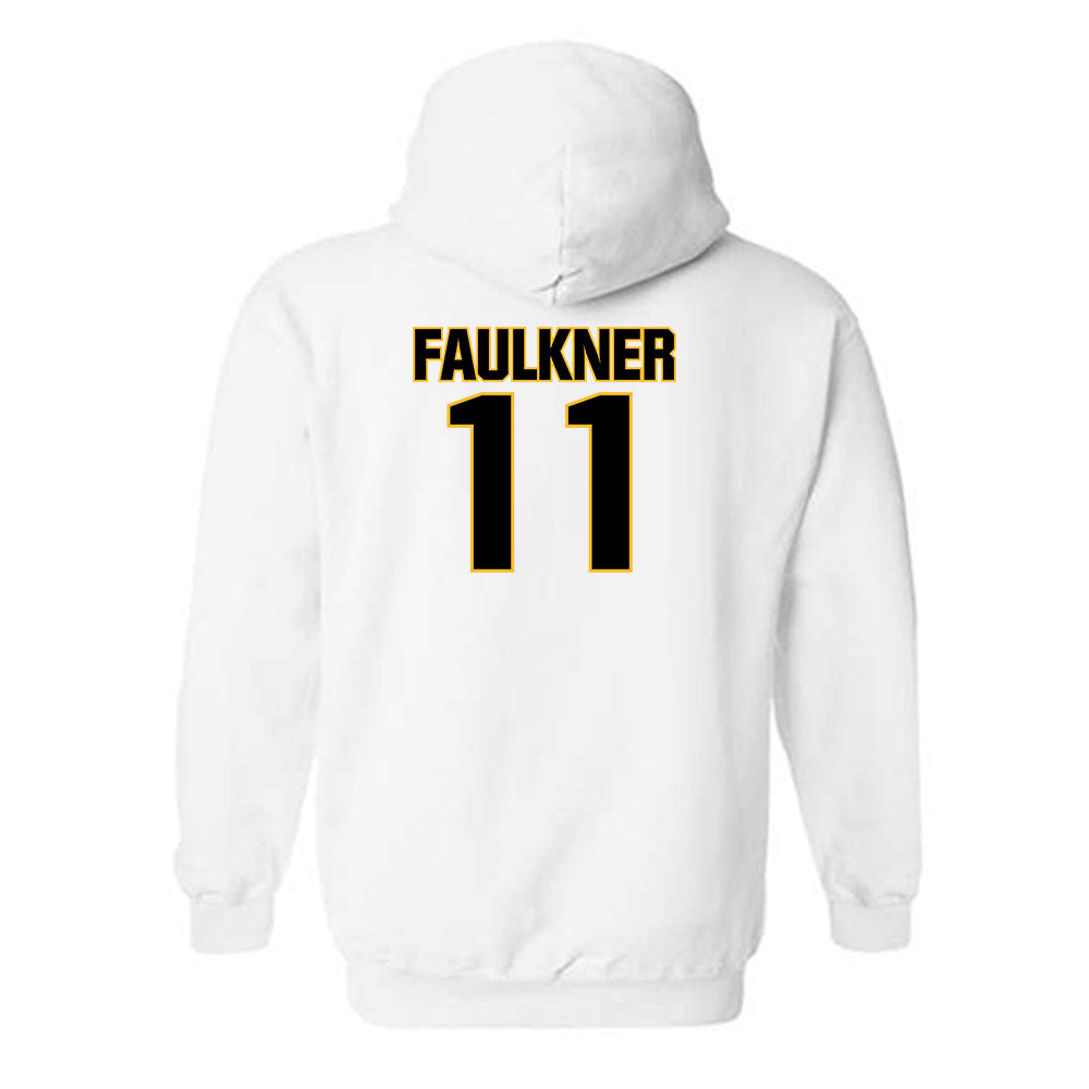 Towson - NCAA Football : Peyton Faulkner - Classic Fashion Shersey Hooded Sweatshirt-1