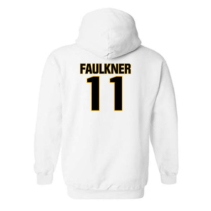 Towson - NCAA Football : Peyton Faulkner - Classic Fashion Shersey Hooded Sweatshirt-1