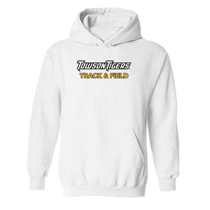 Towson - NCAA Women's Track & Field : Aniyah Toppin - Classic Fashion Shersey Hooded Sweatshirt-0