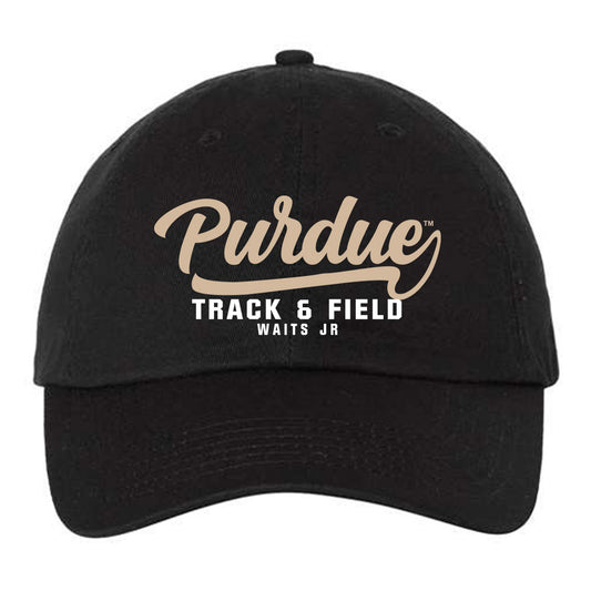 Purdue - NCAA Men's Track & Field : Corey Waits Jr - Dad Hat-0