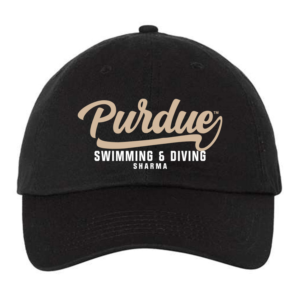 Purdue - NCAA Women's Swimming & Diving : Meghan Sharma - Dad Hat-0