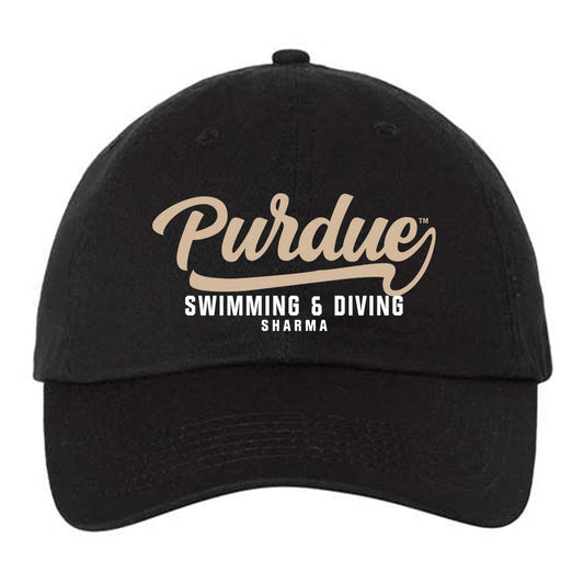 Purdue - NCAA Women's Swimming & Diving : Meghan Sharma - Dad Hat-0