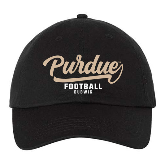Purdue - NCAA Football : Samuel Dubwig - Dad Hat-0