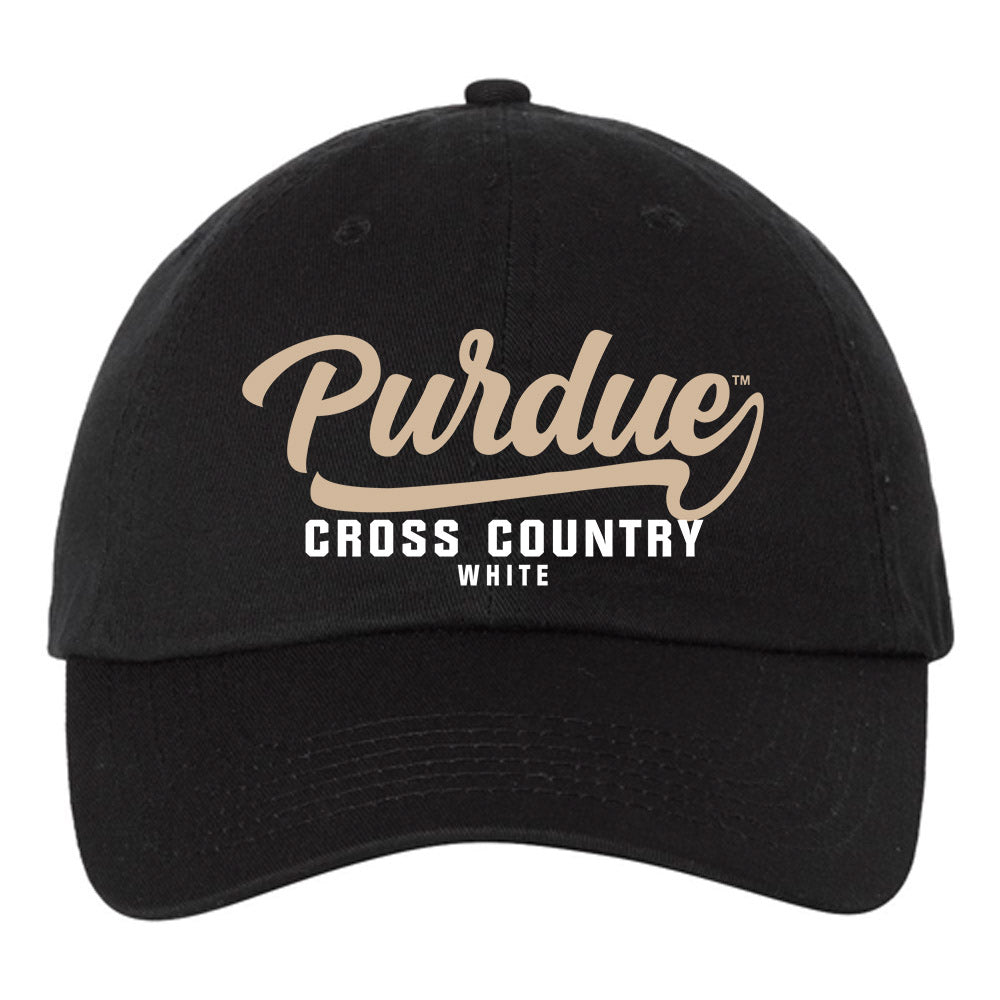 Purdue - NCAA Men's Cross Country : Nerius White - Dad Hat