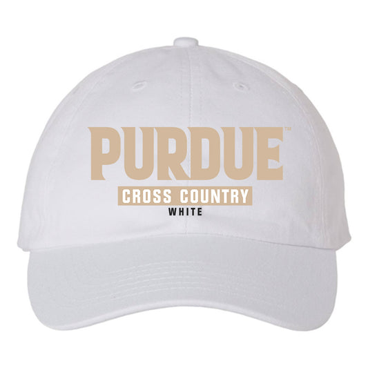 Purdue - NCAA Men's Cross Country : Nerius White - Dad Hat
