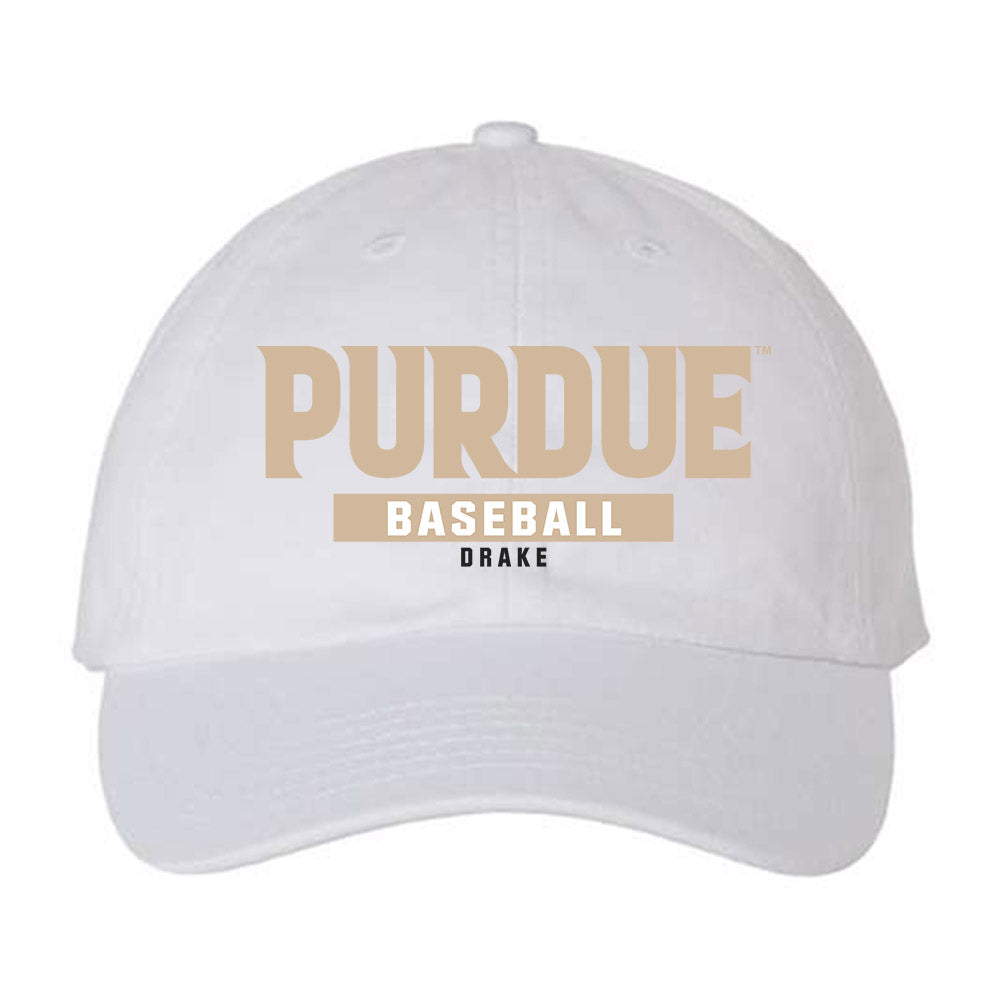 Purdue - NCAA Baseball : Dylan Drake - Dad Hat-0