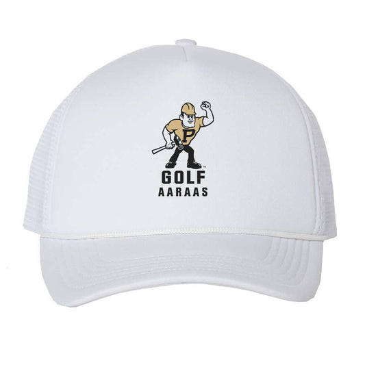 Purdue - NCAA Men's Golf : Leo Hirukawa Aaraas - Trucker Hat-0