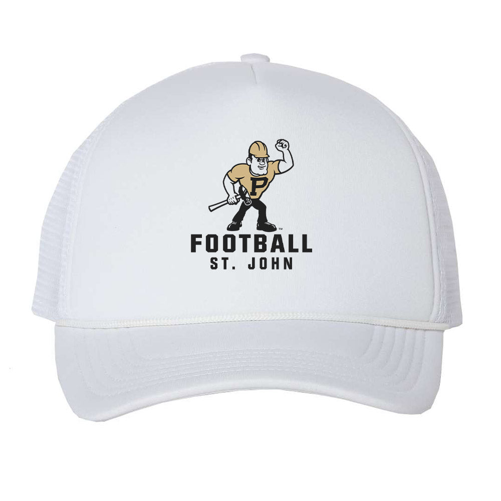 Purdue - NCAA Football : Elijah St. John - Trucker Hat-0