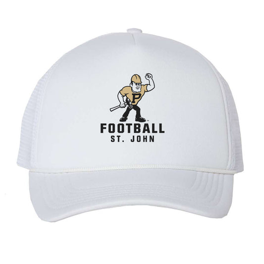 Purdue - NCAA Football : Elijah St. John - Trucker Hat-0