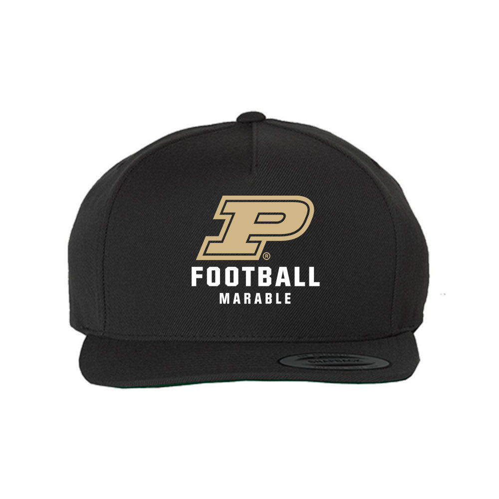 Purdue - NCAA Football : D'Mon Marable - Snapback Hat-0