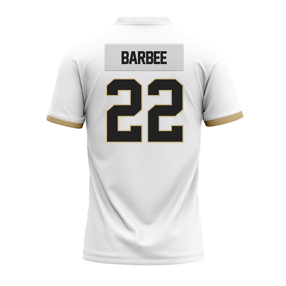 Purdue - NCAA Football : Maxwell Barbee - White Premium Football Jersey-1
