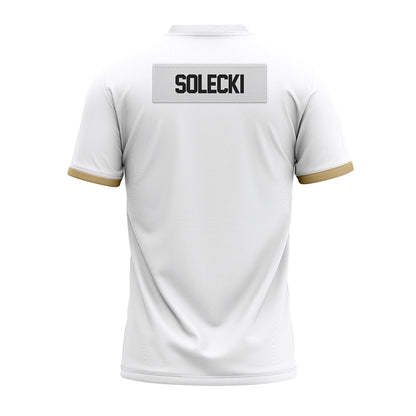 Purdue - NCAA Football : Aiden Solecki - White Premium Football Jersey-1